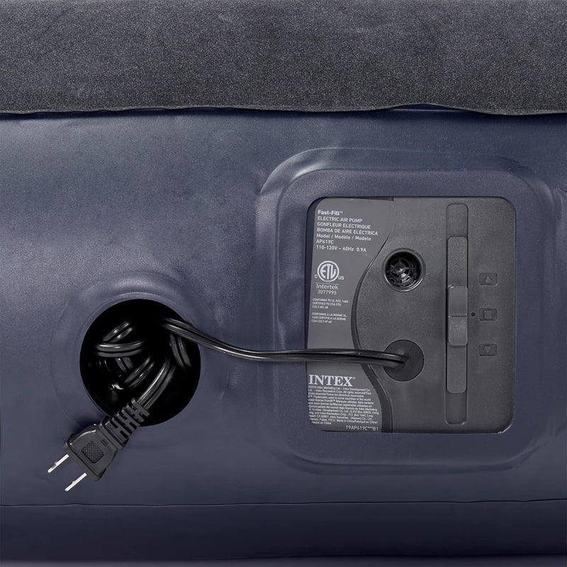 Intex Dura-Beam Standard Series Pillow Rest Classic Airbed with Internal Electric Pump, Queen - Image 3